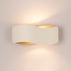 Appliques murales Acier Beige G9 1 Tila