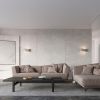 Appliques murales Acier Taupe G9 1 Tila
