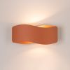 Appliques murales Acier Ocre Rouge G9 1 Tila
