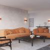 Appliques murales Acier Ocre Rouge G9 1 Tila