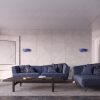 Appliques murales Acier Outremer G9 1 Tila