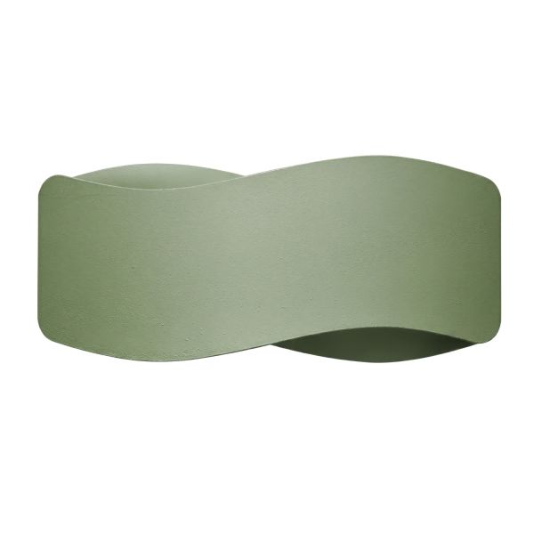 Appliques murales Acier Vert Olive G9 1 Tila