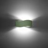 Appliques murales Acier Vert Olive G9 1 Tila