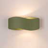 Appliques murales Acier Vert Olive G9 1 Tila