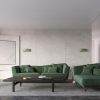 Appliques murales Acier Vert Olive G9 1 Tila