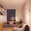 Appliques murales Acier Taupe E14 1 Nox
