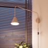 Appliques murales Acier Taupe E14 1 Nox