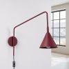 Appliques murales Acier Bourgogne E14 1 Nox