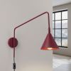 Appliques murales Acier Bourgogne E14 1 Nox