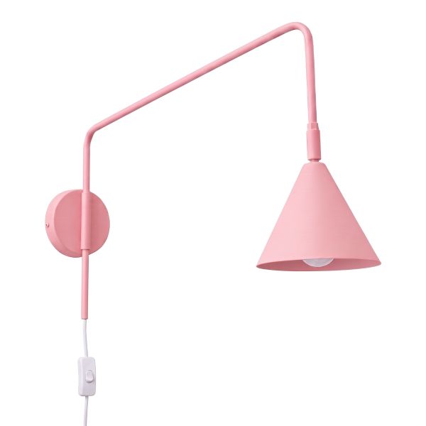 Appliques murales Acier Rose E14 1 Nox