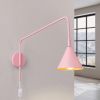 Appliques murales Acier Rose E14 1 Nox