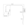 Appliques murales Acier Jaune E14 1 Nox