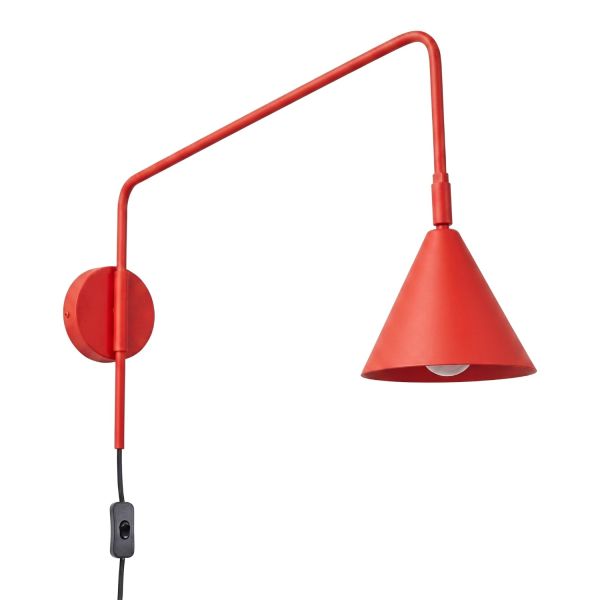 Appliques murales Acier Rouge E14 1 Nox