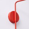 Appliques murales Acier Rouge E14 1 Nox