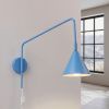 Appliques murales Acier Bleu E14 1 Nox