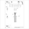Plafonniers Aluminium Bourgogne GU10 1 Karbon