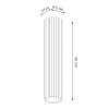 Plafonniers Aluminium Bourgogne GU10 1 Karbon