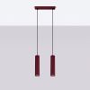 Suspensions Aluminium Bourgogne GU10 2 Karbon