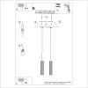 Suspensions Aluminium Bourgogne GU10 2 Karbon