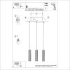 Suspensions Aluminium Bourgogne GU10 3 Karbon