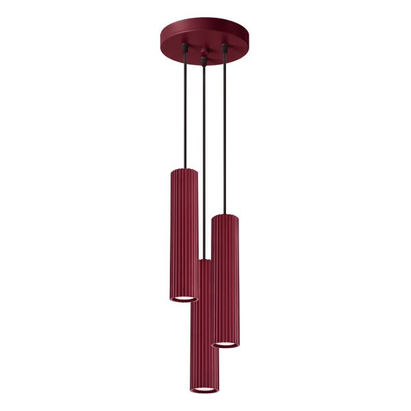 Suspensions Aluminium Bourgogne GU10 3 Karbon