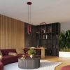 Suspensions Aluminium Bourgogne GU10 3 Karbon