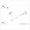 Lampes de bureau Aluminium Bourgogne GU10 1 Karbon