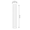 Plafonniers Aluminium Outremer GU10 1 Karbon