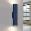 Appliques murales Aluminium Outremer GU10 2 Karbon