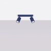 Plafonniers Aluminium Outremer GU10 1 Karbon