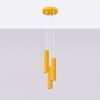 Suspensions Aluminium Jaune GU10 3 Karbon