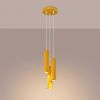 Suspensions Aluminium Jaune GU10 3 Karbon