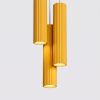 Suspensions Aluminium Jaune GU10 3 Karbon