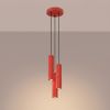 Suspensions Aluminium Rouge GU10 3 Karbon