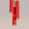 Suspensions Aluminium Rouge GU10 3 Karbon