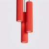 Suspensions Aluminium Rouge GU10 3 Karbon