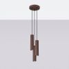 Suspensions Aluminium Brun GU10 3 Karbon