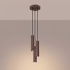 Suspensions Aluminium Brun GU10 3 Karbon