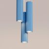 Suspensions Aluminium Bleu GU10 3 Karbon