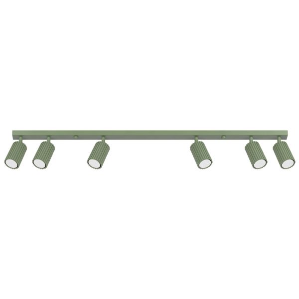 Plafonniers Aluminium Sauge GU10 6 Karbon