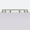 Plafonniers Aluminium Sauge GU10 6 Karbon