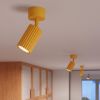 Plafonniers Aluminium Jaune GU10 1 Karbon