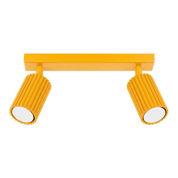 Plafonniers Aluminium Jaune GU10 1 Karbon