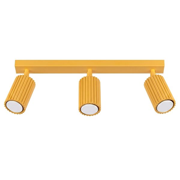 Plafonniers Aluminium Jaune GU10 3 Karbon