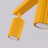 Plafonniers Aluminium Jaune GU10 3 Karbon