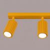 Plafonniers Aluminium Jaune GU10 3 Karbon