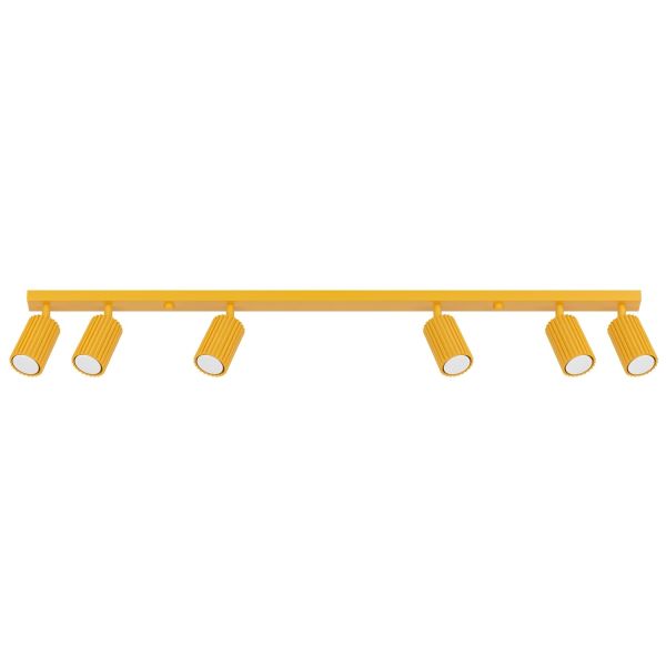 Plafonniers Aluminium Jaune GU10 6 Karbon