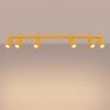 Plafonniers Aluminium Jaune GU10 6 Karbon