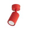 Plafonniers Aluminium Rouge GU10 1 Karbon