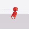 Plafonniers Aluminium Rouge GU10 1 Karbon